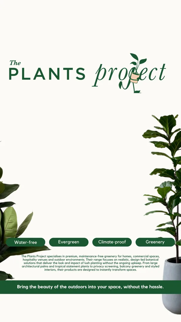 The Plants Project ad creative